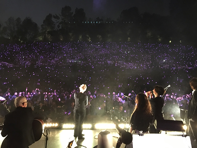 My view of the Hollywood Bowl